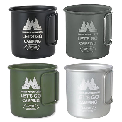 300 ml de taza de campamento Copa de aleación de aluminio Viaje turístico Tormenta de visitas Utensilios de picnic Ultralight Kitchen Setking Camping Cook witres de campamento