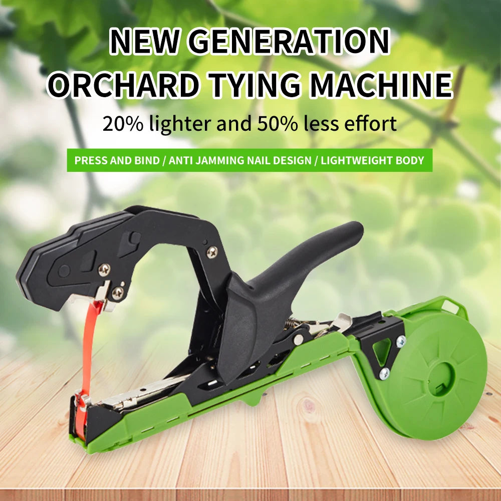 Drtools New Elbow Large Mouth Agricultural Fruit and Vegetable Hand Tying Binding Machine Tapener Tapes Binding Garden Tools2023