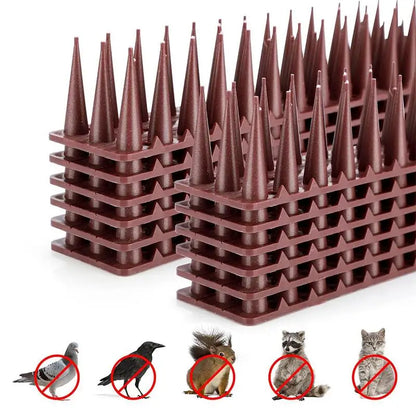 1pc de valla de seguridad plástica picos repelentes de pájaros al aire libre granjas de huerto de jardín para palomas espigas picos de gato picos de gato