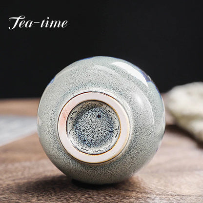 85/160ML Japanese Style Teacup Water Cup Stoneware Ceramic Coffee Cups Kiln Change Kungfu Teacup Beer Tea Mug Cuisine Drinkware