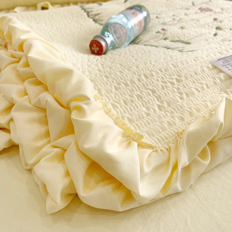 Novi šifon ljetni prekrivač set prekrivena djevojčica oprana pamučnim omotanim poklopcem s dvostrukim krevetom