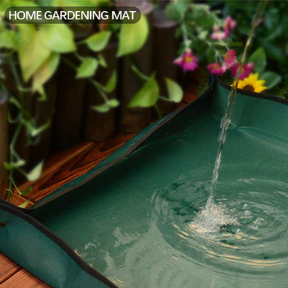 Planting Mat Gardening Repotting Mat For innendørs planter gjenbrukbar hage pottepute vanntette blomsterpotter transplanterende matter