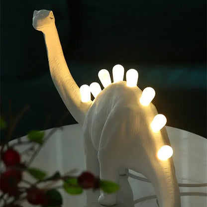Modern JURASSIC Dinosaur Table Lamps Creative Animal Resin Lamp for Bedroom Home Lamp Cartoon Art Decor Room Decor Lights