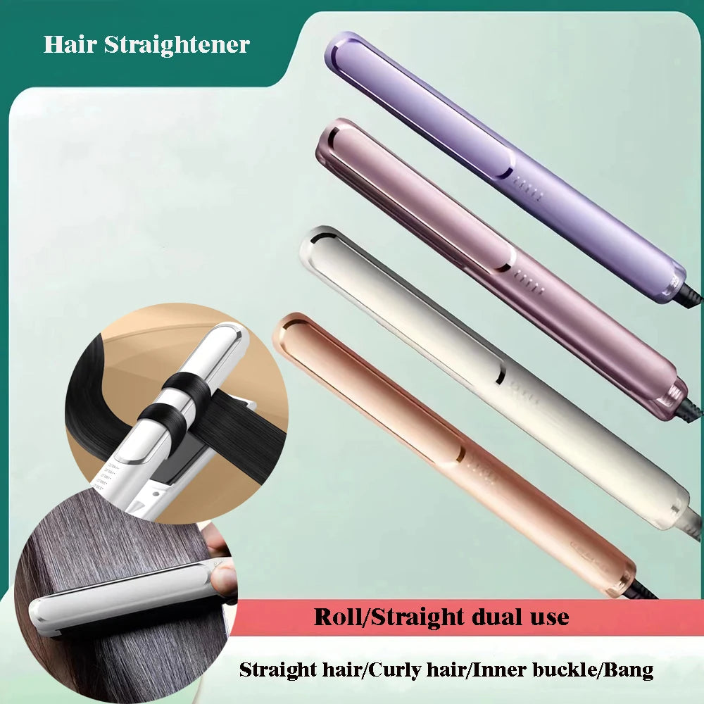 Tragbares Haar glätterlicher flache Eisen glatt lockiges Haar Keramik Blau Licht Anionen Ionen Haarglätter Haarstyling -Werkzeuge