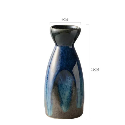 Japanese Bar Sets Ceramic 1 Pot 4 Cups Wine Sets Vintage Liquor Mug Separator Kitchen Baijiu Tea Coffee Cup Tableware Gifts