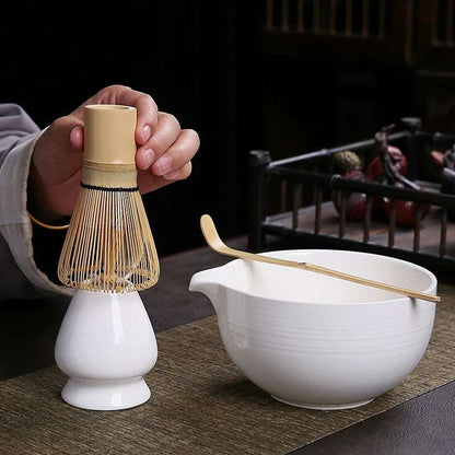 Teaware Matcha Tools Japanese Ceremony Matcha Suit Whisk Matcha Green Tea Chasen Holder Stand Bowls Tray Plate Accessories