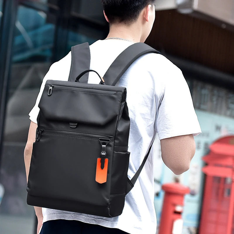 Hoogwaardige waterdichte laptops laptops -backpack Modemerkontwerper Black Backpack voor zakelijke urban man Backpack USB -opladen