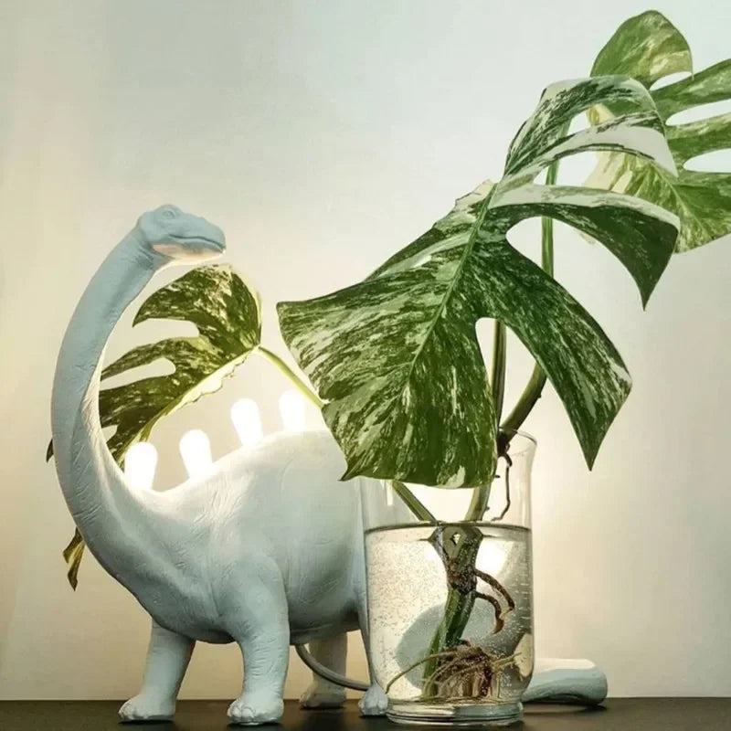 Modern JURASSIC Dinosaur Table Lamps Creative Animal Resin Lamp for Bedroom Home Lamp Cartoon Art Decor Room Decor Lights