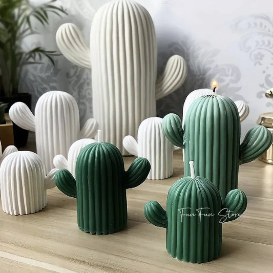 Kaktusová vonná svíčka Silikonová forma DIY SIMULACE NUTRALENTULNÍ Ozdoba omítky Silikonové formy Home Decor Crafts